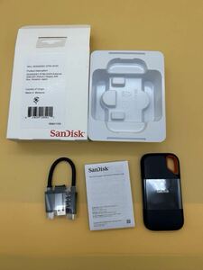 【送料無料 未使用品】SanDisk エクストリームプロ 外付けSSD 2TB 　SDSSDE61-2T00-GH25