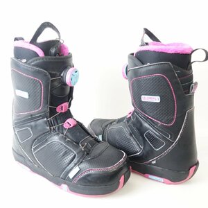 中古 13/14 SALOMON MYRIAD BOA レディース24.5cm スノーボードブーツ サロモン マイリアド ボア