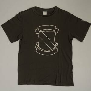 ナンバーナイン numbernine 01ss タイム期 エンブレム Tシャツ サイズ3 チャコール 23097