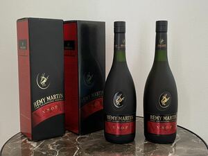 ★【未開栓】REMY MARTIN レミーマルタン VSOP ブランデー2本まとめFINE CHAMPAGNE COGNAC コニャック 箱付き 保管品★