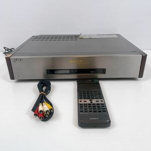 SONY S-VHS SLV-R5 ビデオデッキリモコン付 ソニー 通電確認済み　オーディオ機器 