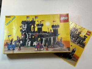 【美品】LEGO(レゴ)ブラックドラゴン城(6085)ブラックナイト/箱・説明書つき。部品良好。