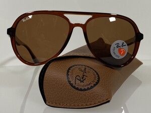 Ray-Ban　 サングラス　ダブルブリッジ　偏光レンズ　ブラウン　ケース付