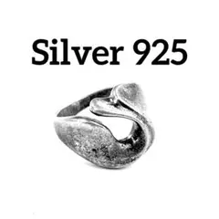 【唯一無二】 silver 925 銀製 リング 13号 80s ヴィンテージ