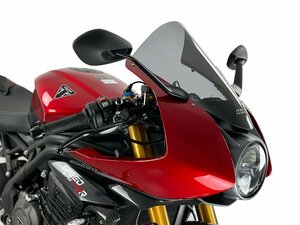 【国内在庫】WRS ダブリューアールエス ウインドスクリーン スポーツタイプ シールド スモーク TRIUMPH SPEED TRIPLE 1200 RR トライアンフ