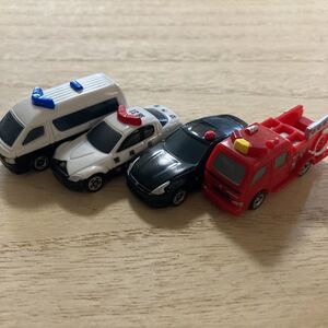 ポケットトミカ　消防車　パトカー