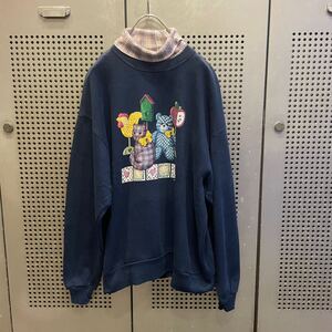 古着　ヴィンテージ　vintage sweat スウェット　トレーナー　ビックサイズ　ファンシー　USA製