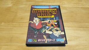 ★MD「ボナンザブラザーズ(Bonanza Bros.)」箱・取説付き/SEGA/メガドライブ/MEGA DRIVE/ACT/アクション/レトロゲーム/ROBO/MOBO★