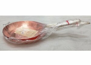 ★純銅 フライパン 約径３０ｃｍ.２４ｃｍ２Ｐ内面錫メッキ無板厚約２ｍｍ業務用仕様日本製新品