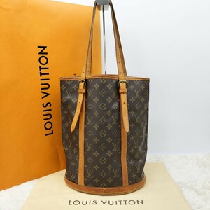 正規品 ベタ無し LOUISVUITTON ルイヴィトン ヴィトン トートバッグ ショルダーバッグ ハンドバッグ バケット バケットGM バケツ M42236