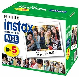 【お買い得品】 INSTAX 5 WIDE 50枚入 FUJIFILM K R インスタントカメラ ワイド用フィルム