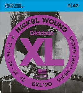 即決◆新品◆送料無料D’Addario EXL120×10(Super Light [09-42]/メール便