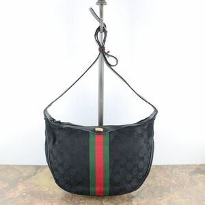 OLD GUCCI GG PATTERNED SHERRY LINE SHOULDER BAG MADE IN ITALY/オールドグッチGG柄シェリーラインショルダーバッグ