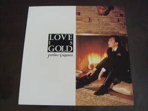 LPサイズ厚紙　八神純子/LOVE　IS　GOLD　ラヴ・イズ・ゴールド　レコードサイズ