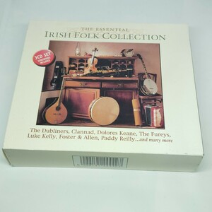 送料230円 Essential Irish Folk Collection アイリッシュフォーク コンピレーション 3枚組BOX/アイルランド ルーク・ケリー 、クラナド 他