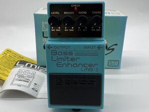 ■綺麗【BOSS ボス LMB-3 Bass Limiter Enhancer レシオつまみ リミッティング エンハンサー ベース仕様 箱 取説 保証書付き】SH-19752