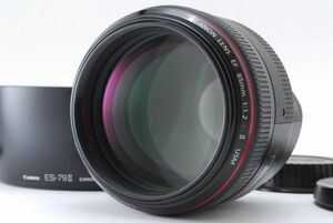 [AB Exc+] Canon EF 85mm f/1.2 L II USM AF Prime Lens EOS w/Hood From JAPAN 8943