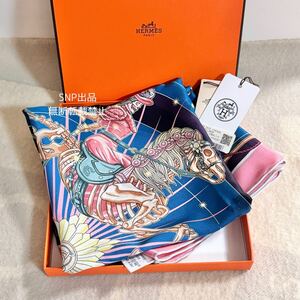 エルメス HERMES 美品 良品 カレ 70 CARRE シルク スカーフ CHORUS STELLARUM コーラス ステラルム 野村大輔