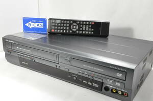 ★超絶美品★DXアンテナ DXR160V VHS⇔DVD ダビOKビデオデッキ！リモ付 ダビ動作写真有♪