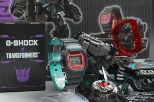 【箱付き・美品】CASIO G-SHOCK DW-5600TF19-1CJRトランスフォーマーコラボ マスターネメシスプライムレゾナントモード カシオ Gショック