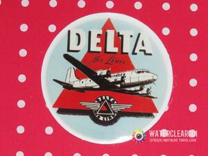 ▽▼33085-ExHS▼▽[NOSTALGIC-STICKER＊AIRLINE] DELTA AIRLINES