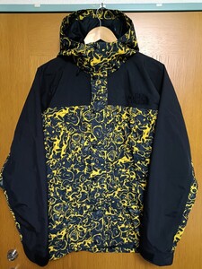 ノースフェイス マウンテンライトジャケット GORE-TEX 94 RAGE GTX MOUNTAIN LIGHT JACKET NP61960 L 黄色 黒 中古 国内正規品