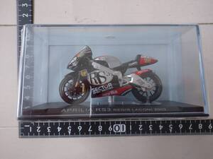 デアゴスティーニ 1/24チャンピオンバイクコレクション 本体のみ APRILIA RS3 REGIS LACONI 2002 アプリリア レジス ラコーニ ixo MotoGP