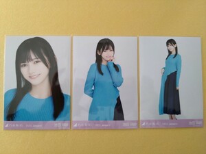 乃木坂46 池田瑛紗 生写真 2023.January リブチェンジワンピース 3枚コンプ