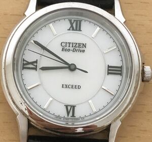 350-0033 CITIZEN シチズン　EXCEED エクシード　メンズ　レディース　腕時計　ソーラー 黒 ブラック A780-T009867 動作確認済み ジャンク