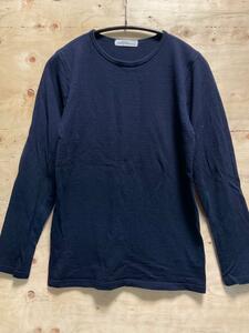 WOOL L/S NAVY MADE IN JAPAN BAYCREW