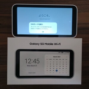 Galaxy 5G Mobile Wi-Fi SAMSUNG サムスン モバイルルーター SCR01