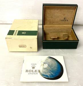 ★☆超レア 純正 ROLEX ロレックス 白箱 アンティーク 時計ケース 外箱シール有 6694 オイスター冊子 BOX 箱 ウォッチケース C☆★