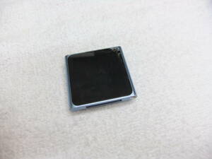 アップル 第6世代 iPod nano A1366 16GB ブルー MC695J アイポッド ナノ apple 画面割れあり 送料120円