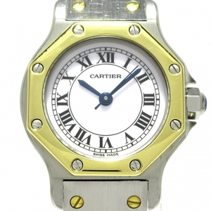 Cartier(カルティエ) 腕時計 サントスオクタゴンSM 187903 レディース 白