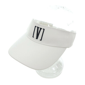 【特別価格】V12 LX BSK VISOR ゴルフ LUX サンバイザー キャップ ホワイト ユニセックス-