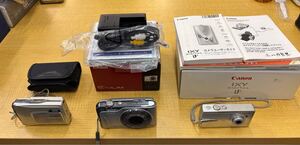 YU【長期保管品】CASIO カシオ EXILIM EX-H10 HITACHI HDC-508X I.mega Canon PC1108 IXY コンパクトデジタルカメラ まとめて 通電