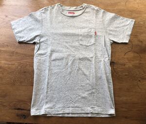 Supreme S/S Pocket Tee gray