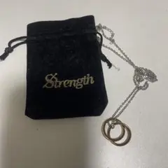 strength ステンレス製 ネックレス 2連