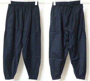 FWK Engineered Garments エンジニアードガーメンツ Balloon Pant St.Worsted Wool バルーン パンツ 0 紺 ストライプ ウール