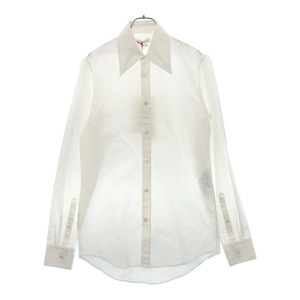 Alexander McQueen アレキサンダーマックイーン 70S Colored Evening Shirt カラーイブニング 長袖シャツ ホワイト 643528 QQN66