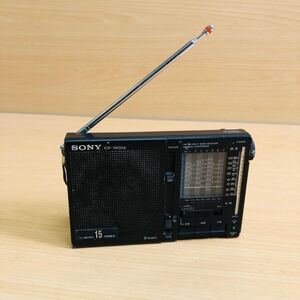 SONY ソニー ICF-7600A マルチバンドレシーバー FM/MW/SW 9バンド ポータブルラジオ動作未確認