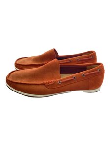 Clarks◆モーベンサン デッキシューズ/26.5cm/オレンジ/61089978/クラークス