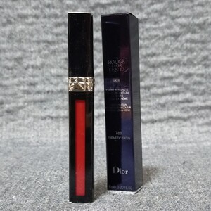 G4L032◆ クリスチャンディオール Dior ルージュ ディオール リキッド 788 FRENETIC SATIN リップカラー 口紅 6ml