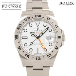 ロレックス ROLEX エクスプローラー2 216570 ランダム番 ルーレット メンズ 腕時計 デイト ホワイト 自動巻き Explorer II 90241023