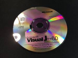 l【ジャンク】Microsoft CDディスク VisualJ ++ 6.0 Professional Edition 