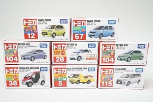 TOMICA トミカ TOYOTA トヨタ パッソ / ヴォクシー 初回特別仕様 / ヴィッツ / ポルテ / ダイナ レッカー車 など8点セット