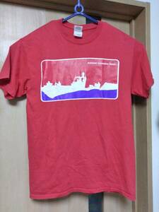 U.S.NAVY RIVERINE SQUADRON THREE RIVRON THREE 部隊Tシャツ 良品 アメリカ海軍 M 赤 レッド RED 良品