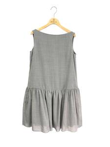 FOXEY NEWYORK フォクシー ワンピース 38 グレー Dress ギャザー 39443