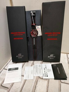 希少コラボモデル！EDIFICE Honda Racing コラボレーション限定モデル　ホンダレーシング　CASIO カシオ　