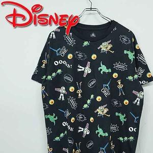 90s 古着 希少デザイン ディズニー トイストーリー Tシャツ ブラック L